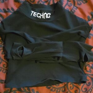 Club EXX Long Sleeve Crop Top